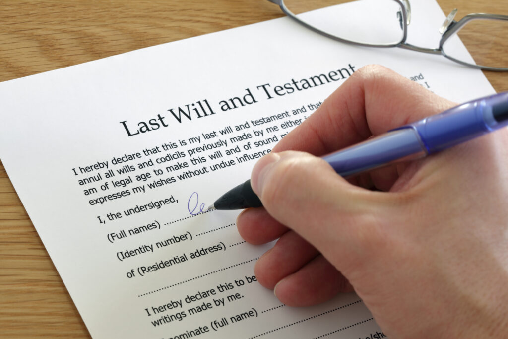 What happens to your business if you don't have a Will?