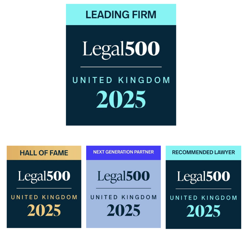 Fantastic results for JE Bennett Law in the 2025 Legal 500 Rankings