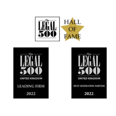 Outstanding recognition for the JE Bennett Team in the Legal 500 Rankings